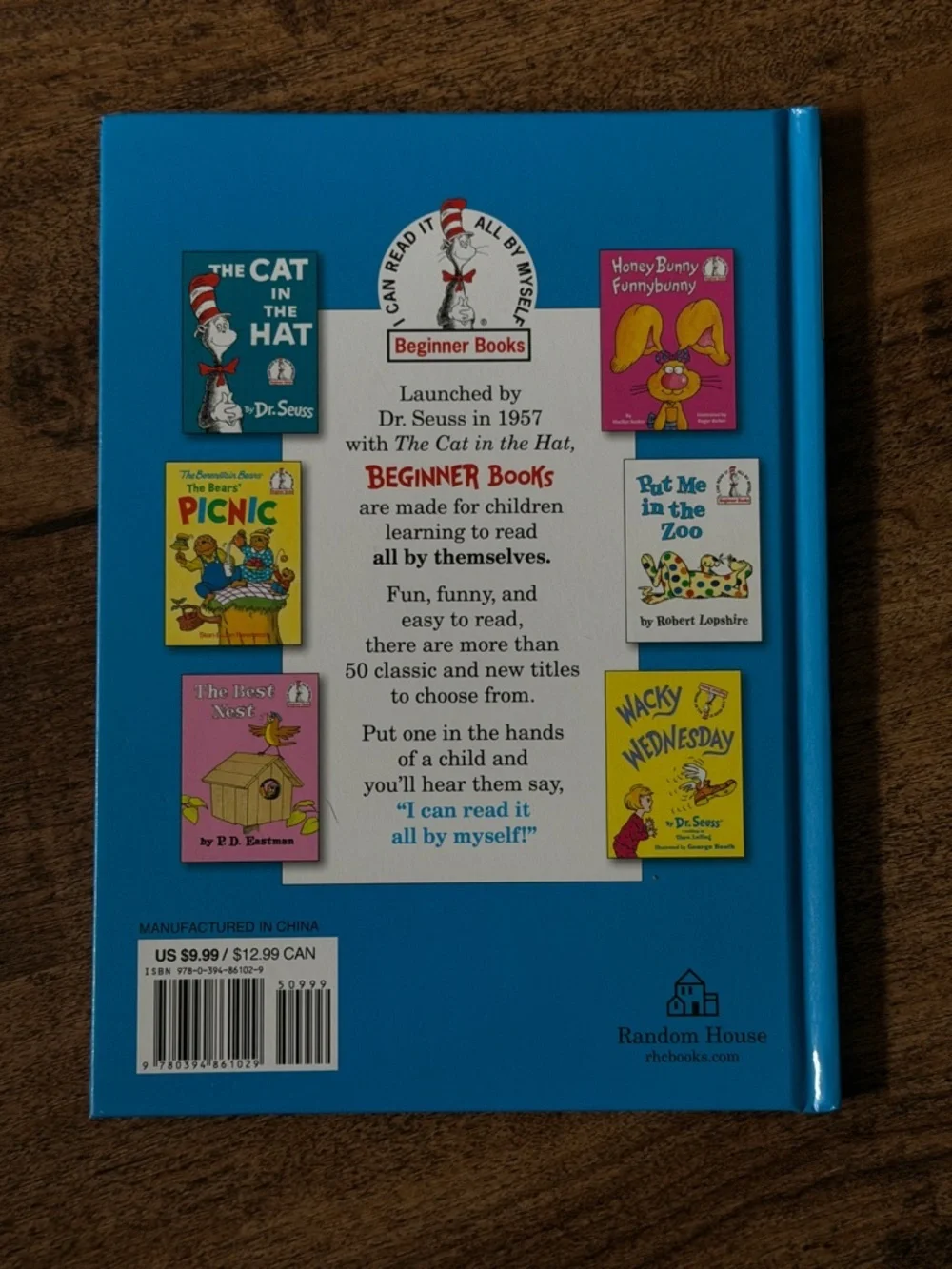 It's Not Easy Being a Bunny - Blue Beginner Kids Book